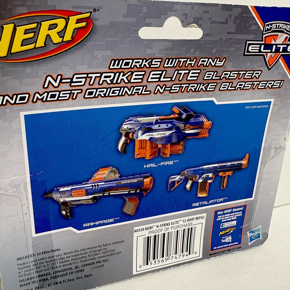 Nerf N-Strike Elite 12 Dart Refill Pack Brand New Sealed - Picture 6 of 9